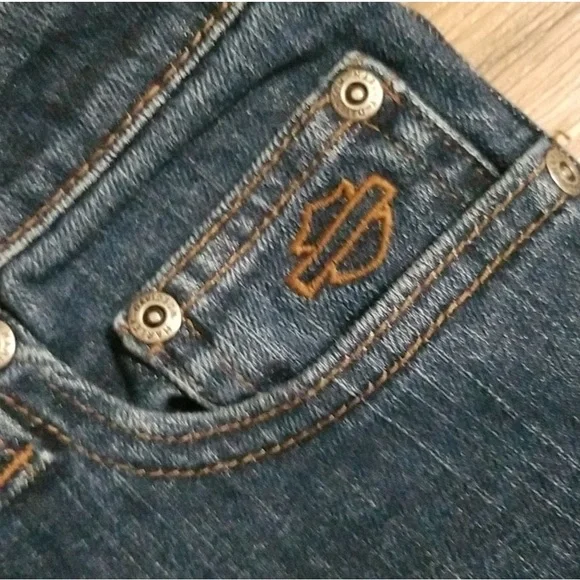 Harley-Davidson Bootcut Denim Jeans 8 - Picture 9 of 10